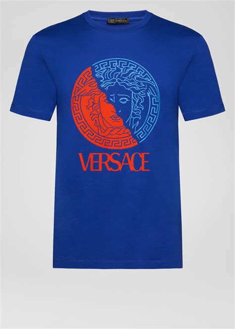 versace sustainable medusa logo t-shirt|Versace Medusa shirt men.